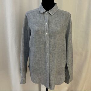 Barbour Marine Shirt | 100% Linen | Relaxed Fit | Size US 6